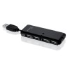 iBox IUHT008C interface hub USB 2.0 480 Mbit/s Black