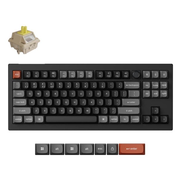 KEYBOARD WRL V3 ULTRA/BLACK V3U-D4 KEYCHRON