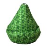 Sako bag pouffe Pear print Minecraft XXL 140 x 100 cm