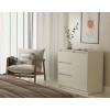 CHEST OF DRAWERS 1 DOOR 3 DRAWERS COLOUR CASHMERE