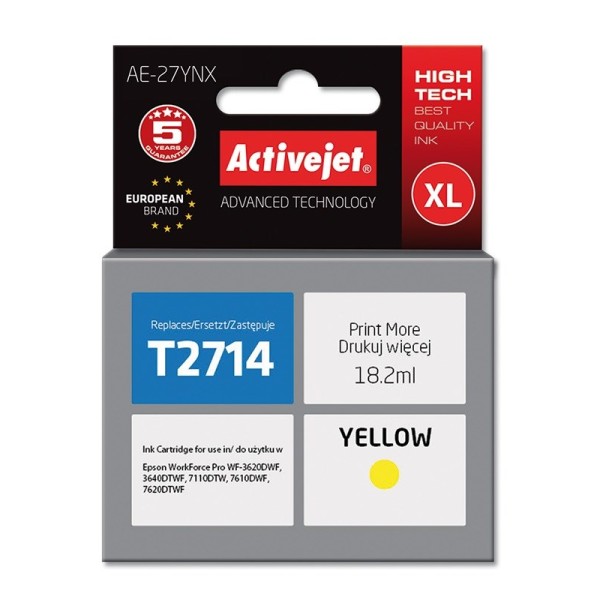 Activejet AE-27YNX Ink cartridge (replacement for ...