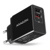 AXAGON ACU-QS24 QUICK and SMART Wall charger, 2x USB port QC3.0/AFC/FCP + 5V-1.2A, 24W