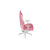 Genesis Gaming Chair Nitro 710 Backrest upholstery material: Eco leather, Seat upholstery material: Eco leather, Base material: Nylon, Castors material: Nylon with CareGlide coating | Pink/White