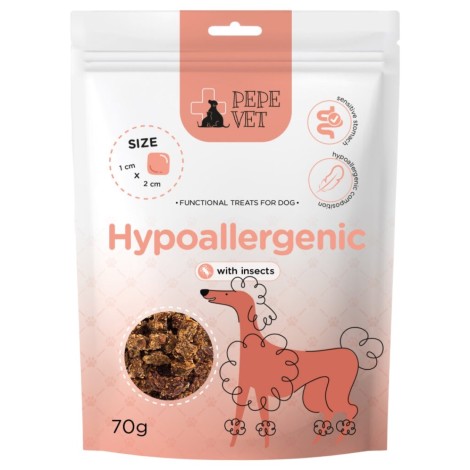 Paka Zwierzaka PEPE VET Hypoallergenic Insect 70g