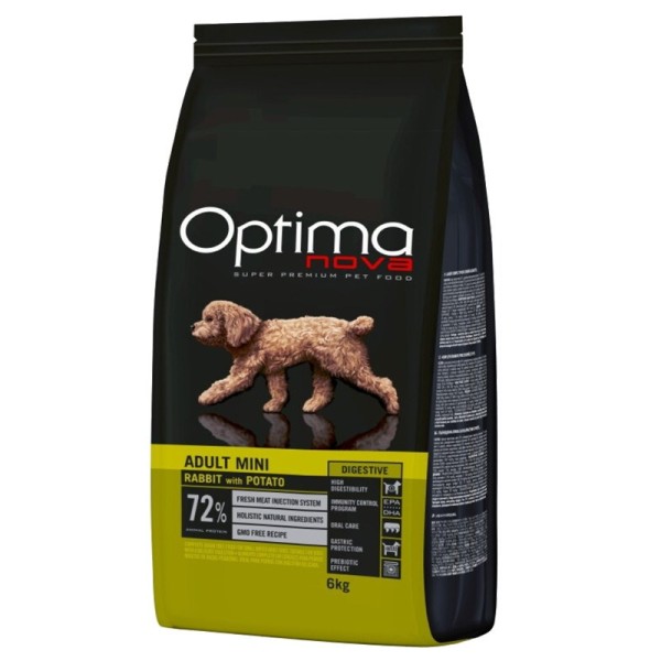 Optimanova Adult Mini Digestive Rabbit with ...