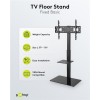 Goobay 58526 TV Floor Stand Basic (Size L), Black