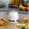 Zelmer ZCK7940 electric kettle 1.5 L 2200 W Stainless steel, White