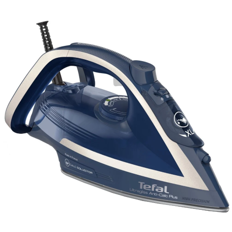 Tefal Ultragliss Anti-Calc Plus FV6830E0 iron Steam iron 2800 W Blue, Silver