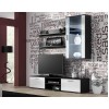 Cama hanging display cabinet SOHO white/black gloss