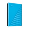 External HDD|WESTERN DIGITAL|My Passport|4TB|USB 2.0|USB 3.0|USB 3.2|Colour Blue|WDBPKJ0040BBL-WESN