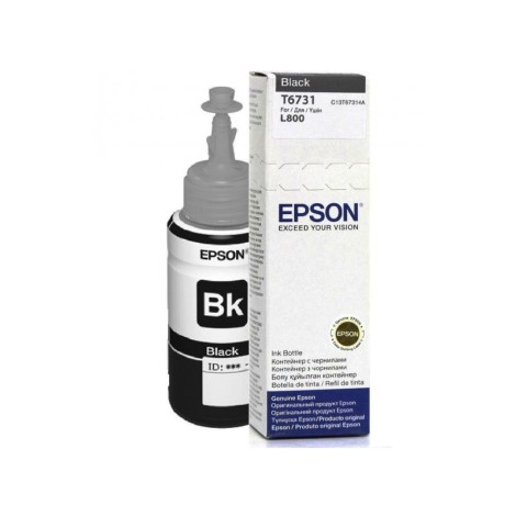EPSON 1LB T6731 BLACK INK BOTTLE 70ML