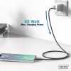 Digitus Silicone connection cable, 0.5 m | AK-300341-005-S | USB-C to USB-C
