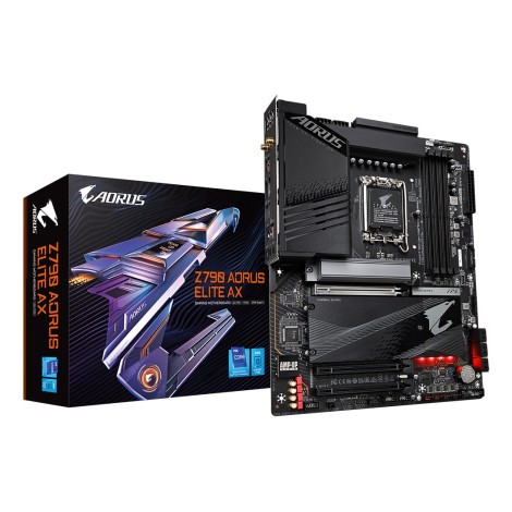 Mainboard|GIGABYTE|Intel Z790|LGA1700|ATX|Memory DDR5|Memory slots 4|1xPCI-Express 3.0 16x|1xPCI-Express 4.0 16x|1xPCI-Express 5.0 16x|4xM.2|1xHDMI|1xDisplayPort|4xUSB 2.0|5xUSB 3.2|1xUSB-C|1xOptical S/PDIF|1xRJ45|2xAudio port|Z790AORUSELITEAX1.1