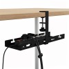 Maclean under-desk cable organizer, max load 5kg, black, MC-105 B