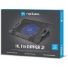 NATEC DIPPER 2 laptop cooling pad 43.9 cm (17.3") 650 RPM Black