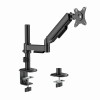 Gembird MA-DA1P-02 Adjustable desk display mounting arm, 17”-32”, black