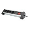 Digitus | Office Power Strip | DA-70614 | Silver/Black