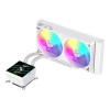 Gamemax CPU Liquid Cooler | GLACIER 240 LCD WH | Intel, AMD