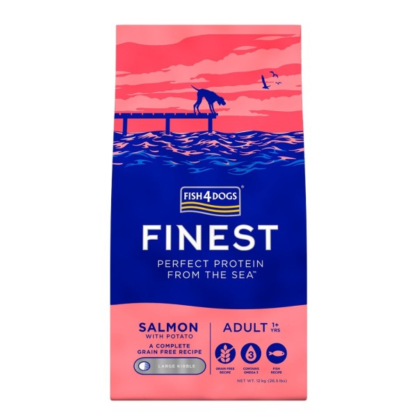 Fish4Dogs Finest Salmon Adult 12kg