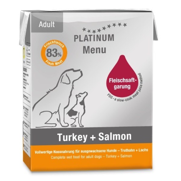 PLATINUM Menu Adult Iberico+Turkey - wet ...