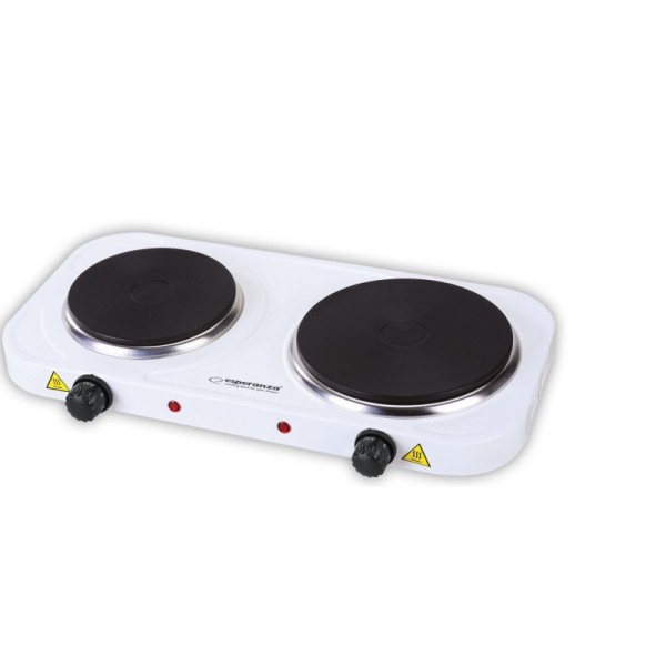 Esperanza EKH014W Electric cooker 2 zones ...