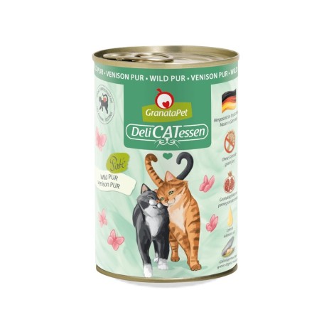 GRANATAPET DeliCATessen Venison - wet cat food - 400g