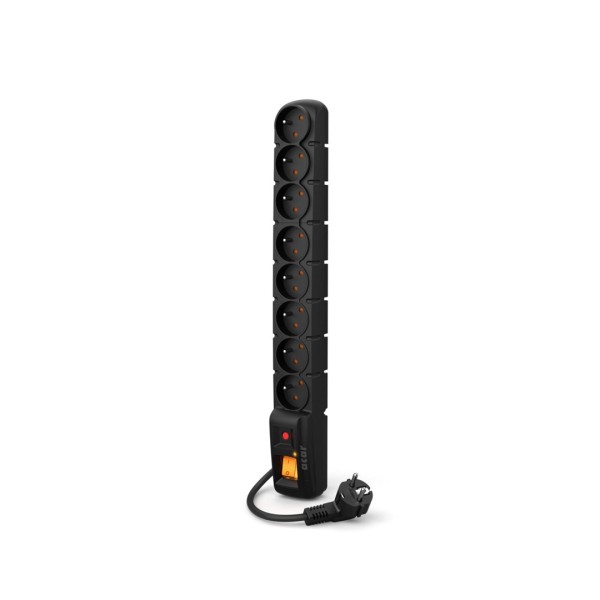 ACAR S8 Black 8 AC outlet(s) ...