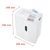 HSM shredstar X6pro document shredder, 2 x 15 mm + separate CD-cutting mechanism