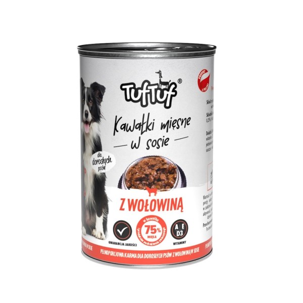 Tuf Tuf kawałki mięsne z wołowiną ...