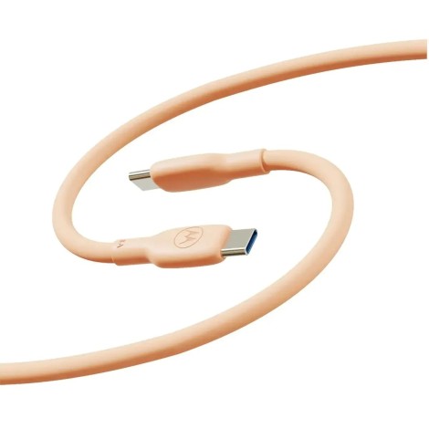 Motorola Silicone Cable C-C 5A 2m, Peach Fuzz