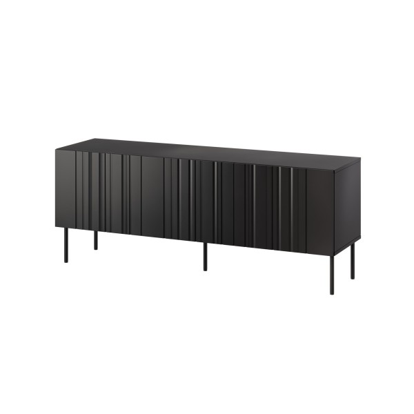RTV cabinet ISLA 150.5x40x60 black matt