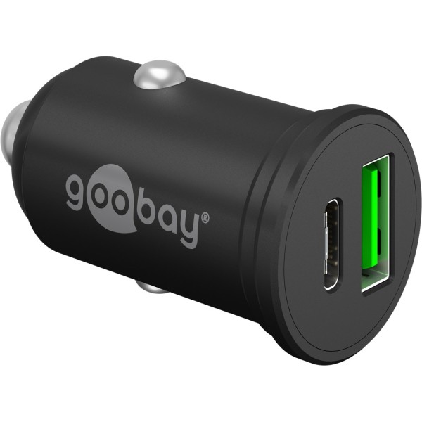 Goobay 61739 Dual-USB Car Fast Charger ...