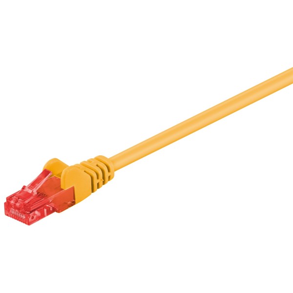 Goobay 95590 CAT 6 Patch Cable, U/UTP, yellow | Goobay