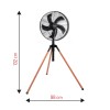 Camry | Fan | CR 7329 | Tripod Loft fan | Black | Diameter 40 cm | Number of speeds 3 | Oscillation | 100 W | No