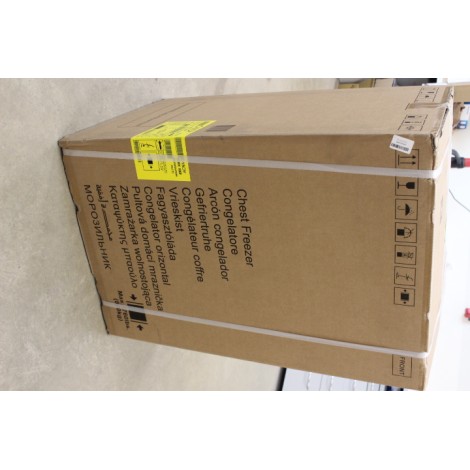 SALE OUT. Candy | Freezer | CCHH 100E | Energy efficiency class E | Chest | Free standing | Height 84.5 cm | Total net capacity 97 L | White | DAMAGED PACKAGING, SCRATCHED ON TOP COVER