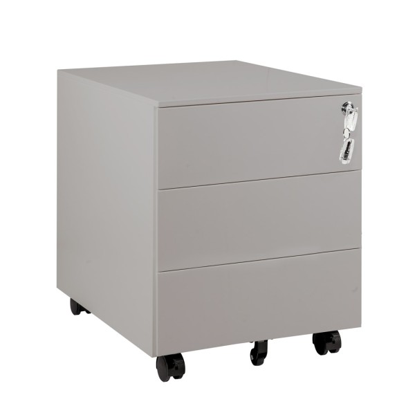 Metal pedestal with lock XD-041-3-S Grey