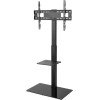 Goobay 58526 TV Floor Stand Basic (Size L), Black