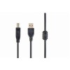 CABLE USB2 PRINTER AM-BM 3M/CCFB-USB2-AMBM-3M GEMBIRD