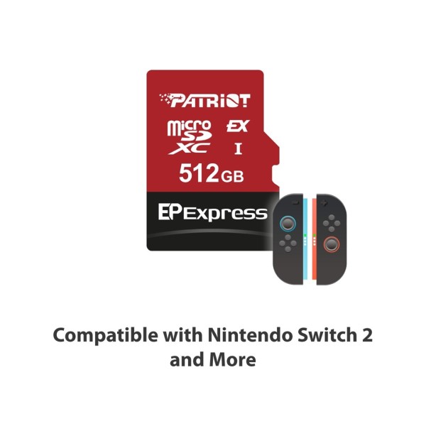 Patriot EP Micro SDXC Express 512GB ...