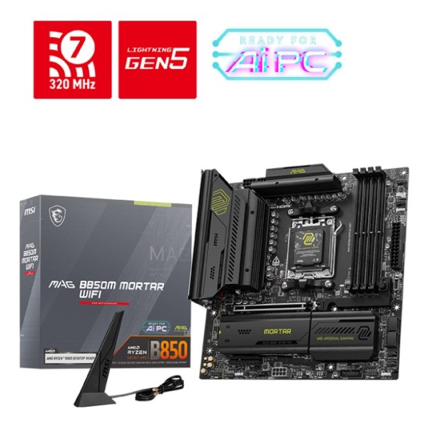 MSI MAG B850M MORTAR WIFI motherboard ...
