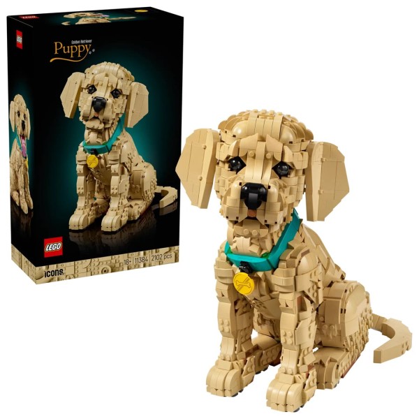 LEGO ICONS 11384 Golden Retriever Puppy