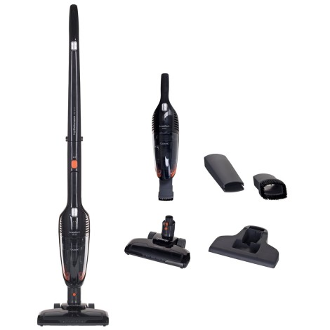 Gorenje | Vacuum cleaner | SVC144FBK | Handstick 2in1 | Handstick | - W | 14.4 V | Operating time (max) 38 min | Black | Warranty 24 month(s) | Battery warranty 24 month(s)