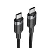CABLE USB-C TO USB-C/2M BLACK TRDBH VENTION
