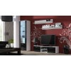 Cama display cabinet SOHO S1 white/black gloss