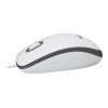 Logitech | Mouse | M100 | Wired | USB-A | White