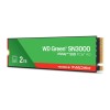 SSD|WESTERN DIGITAL|Green|2TB|M.2|PCIe Gen4|NVMe|Write speed 4200 MBytes/sec|Read speed 5000 MBytes/sec|2.3mm|TBW 250 TB|WDS200T4G0E