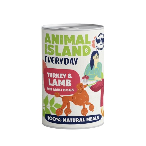 ANIMAL ISLAND Everyday Turkey and lamb - wet dog food - 400g