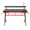 Huzaro Hero 5.0 computer desk Black, Red