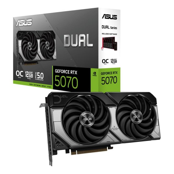 Graphics Card|ASUS|NVIDIA GeForce RTX 5070|12 GB|GDDR7|192 ...