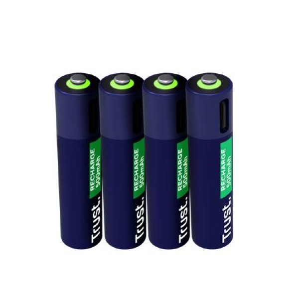 BATTERY RECH. LI-ION AAA/500MAH USB-C 4PACK ...